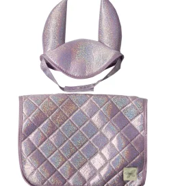 by ASTRUP Kæpheste>Sadelunderlag Til Kæpheste - Lilla m. Glimmer