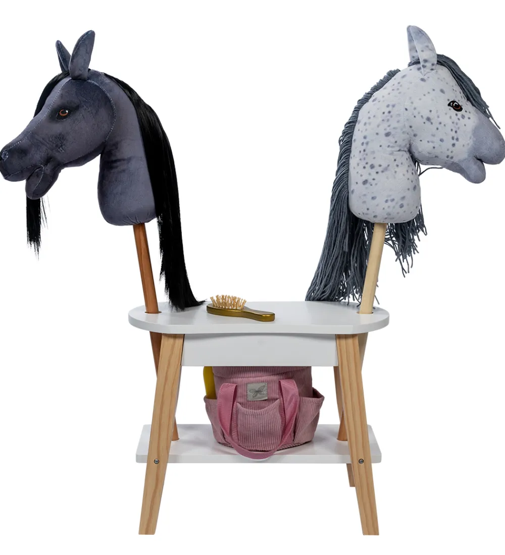 by ASTRUP Rolleleg|Kæpheste>Styling Skammel Til Kæphest - hvid