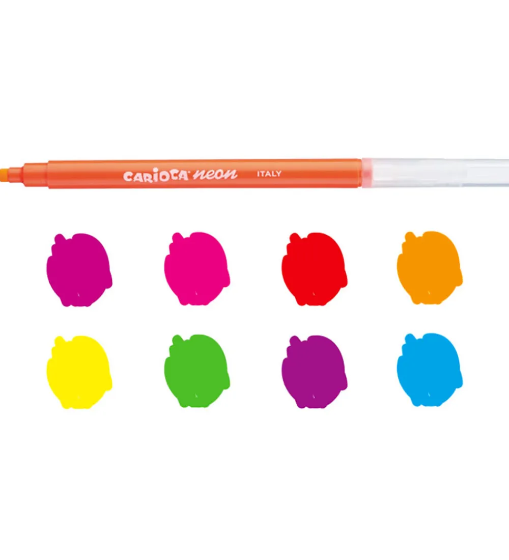 Carioca Tuscher Og Farver>Tuscher - 8 stk - Neon