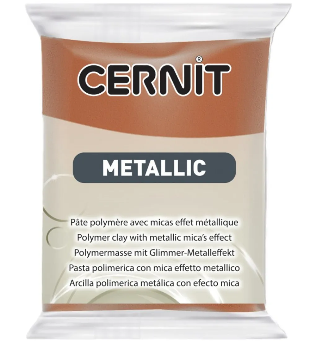 Cernit Modellervoks>Polymer Ler - Metallic - Bronze