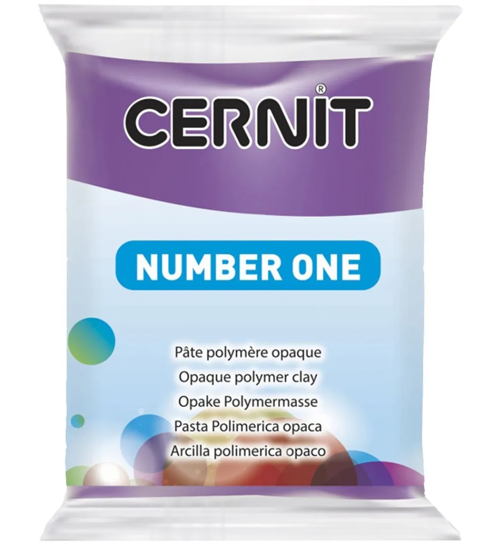 Cernit Modellervoks>Polymer Ler - Number One - Violet