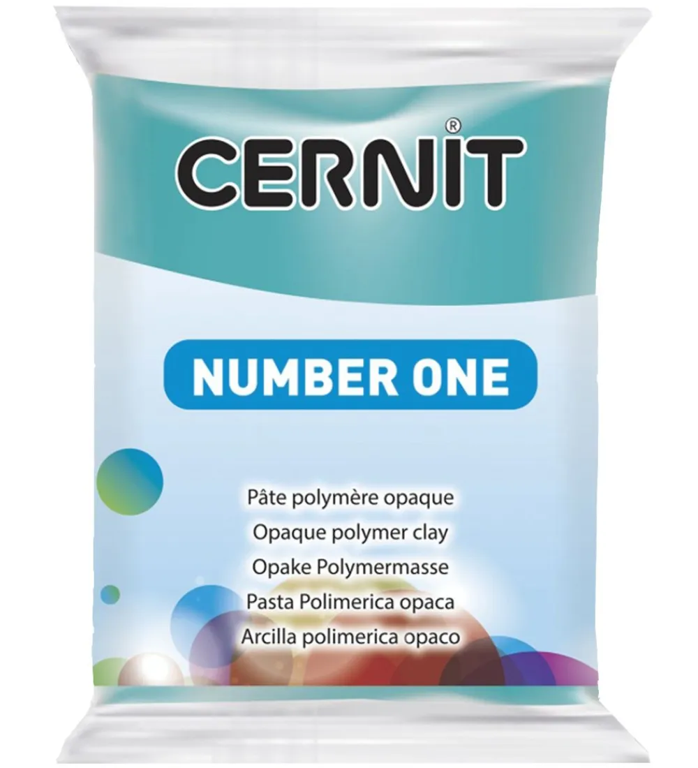 Cernit Modellervoks>Polymer Ler - Number One - Turkis