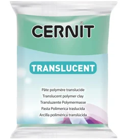 Cernit Modellervoks>Polymer Ler - Transparent - Smaragd Grøn