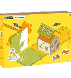 Crateit Kreasæt|Trælegetøj>Kreasæt - Bondegården - Træ - Bondehuset
