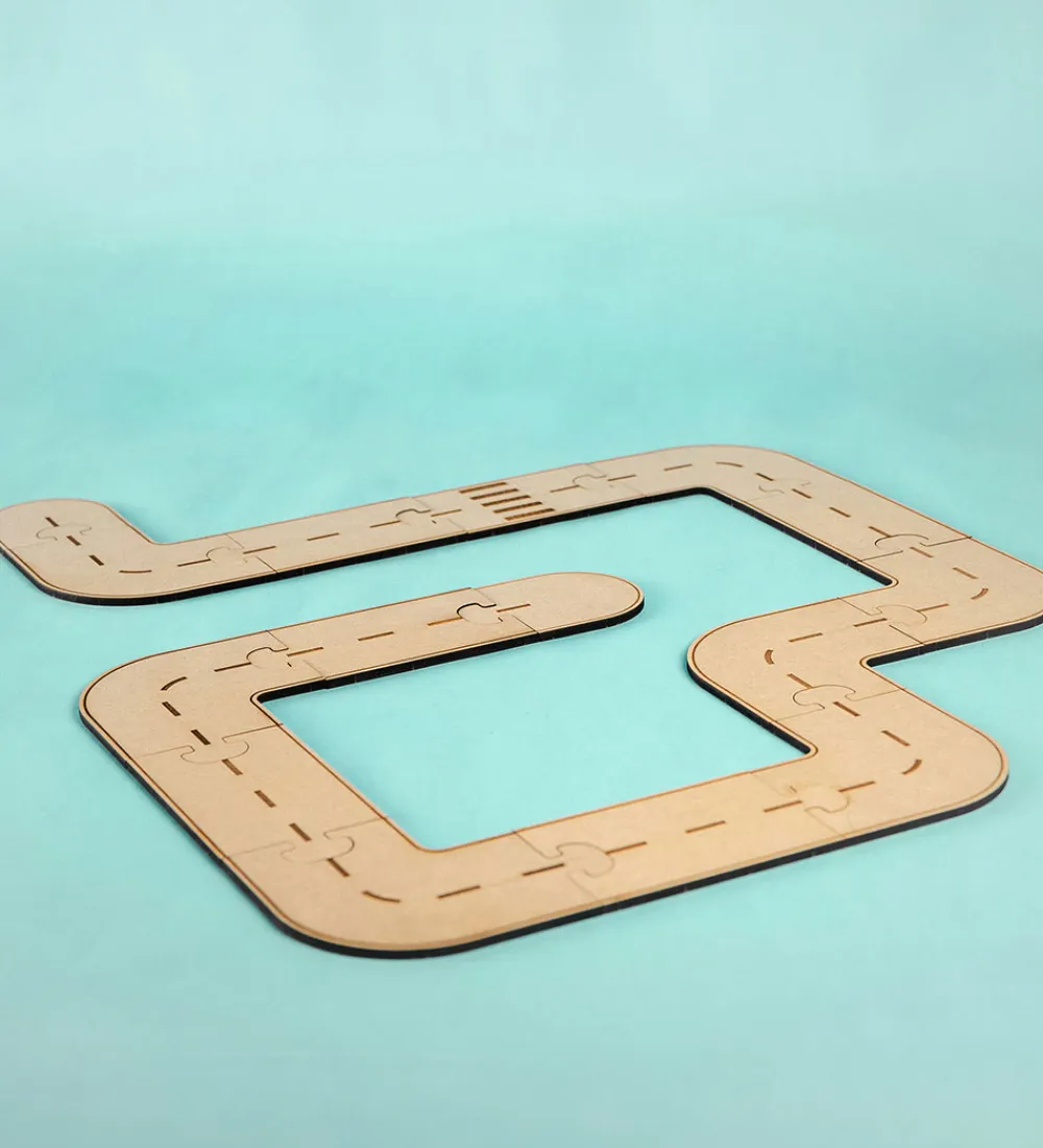 Crateit Biler, Tog Og Køretøjer|Trælegetøj>Kreasæt - Town - Træ - Adventure Track Extension