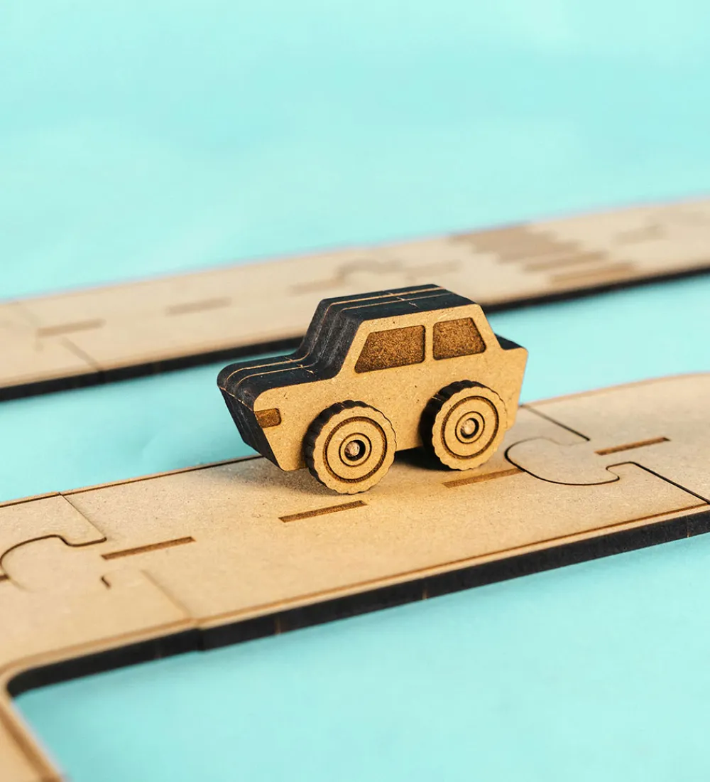 Crateit Biler, Tog Og Køretøjer|Trælegetøj>Kreasæt - Town - Træ - Adventure Track Extension