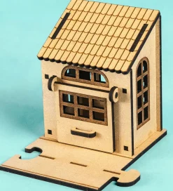 Crateit Trælegetøj|Kreasæt>Kreasæt - Town - Træ - Vista Villa - 10 Dele