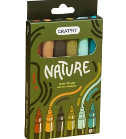 Crateit Tuscher Og Farver>Tuscher - 3 mm - 6 stk. - Nature