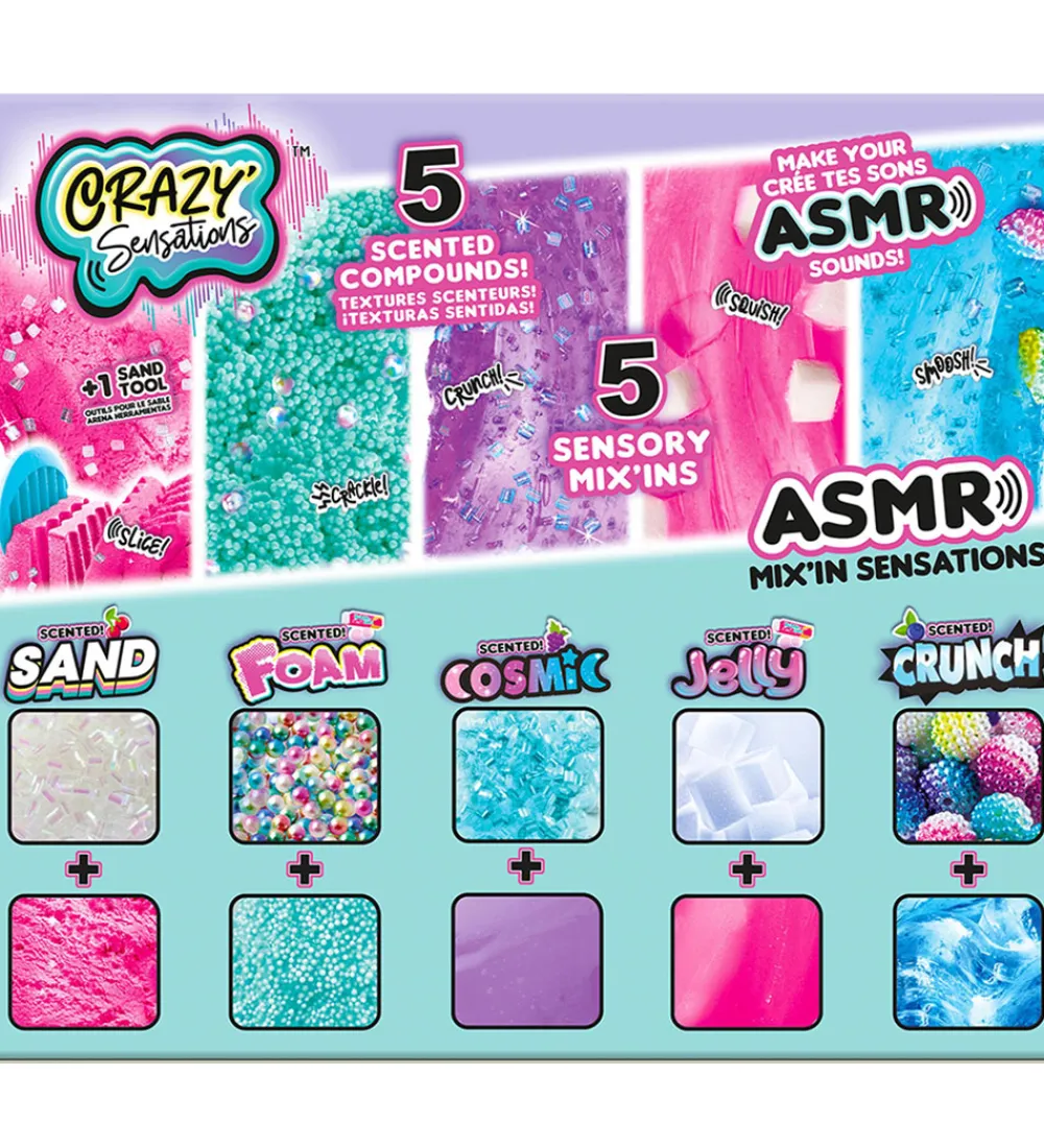 Crazy Sensations Slim>Sæt - ASMR - Mix 'In Sensations - 5 stk.