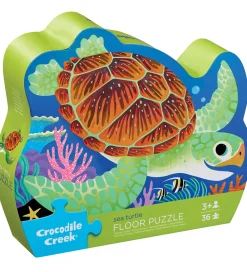 Crocodile Creek Puslespil>Gulvpuslespil - 36 Brikker - Sea Turtle