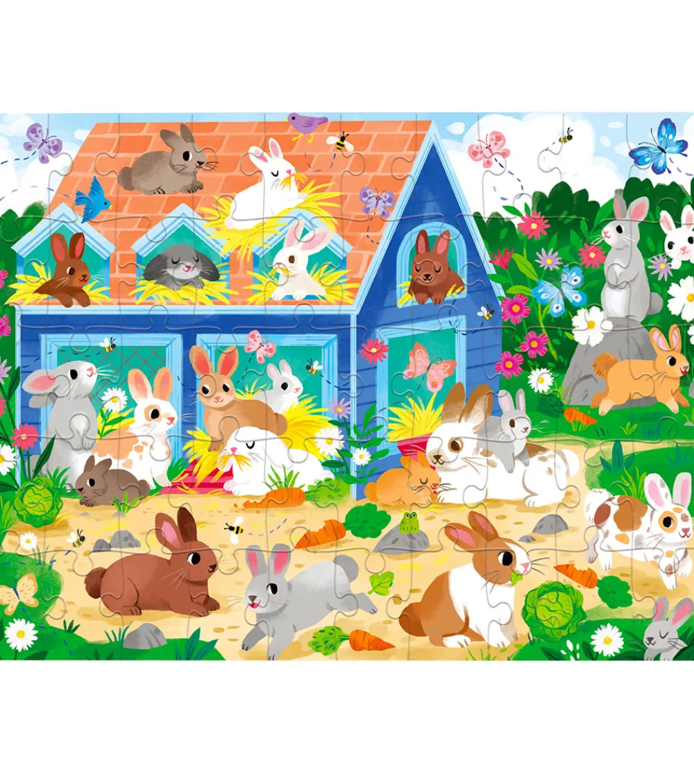 Crocodile Creek Puslespil>Puslespil - 50 Brikker - Chicken Coop