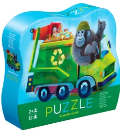 Crocodile Creek Puslespil>Puslespil - 12 Brikker - Go Gorilla