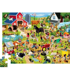 Crocodile Creek Puslespil>Puslespil - 48 Brikker - Day at the Farm
