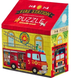 Crocodile Creek Puslespil>Puslespil - 24 Brikker - Fire Station