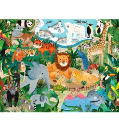 Crocodile Creek Puslespil>Puslespil - 24 Brikker - Zoo