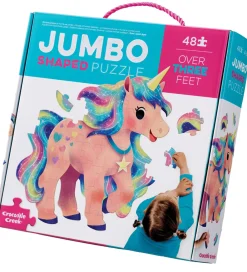Crocodile Creek Puslespil>Puslespil - 48 Brikker - Jumbo Enhjørning