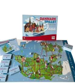 Danspil Spil>Brætspil - Danmarksspillet - Ny Udgave