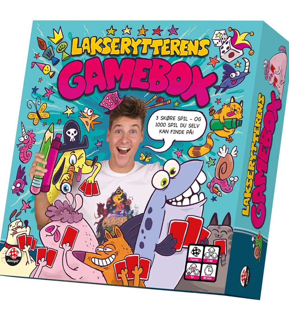 Danspil Spil>Brætspil - Lakserytternes Gamebox
