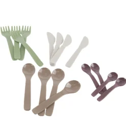 Dantoy Legekøkken Og Legemøbel>Bestikkasse - Green Garden - 17 Dele