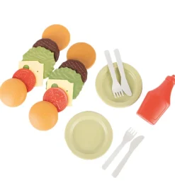 Dantoy Legemad|Legekøkken Og Legemøbel>BIO Plastic Burgersæt - 19 Dele