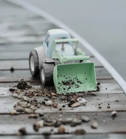 Dantoy Traktorer|Strandlegetøj>BIO Plastic Traktor m. Grab - Blå/Grøn