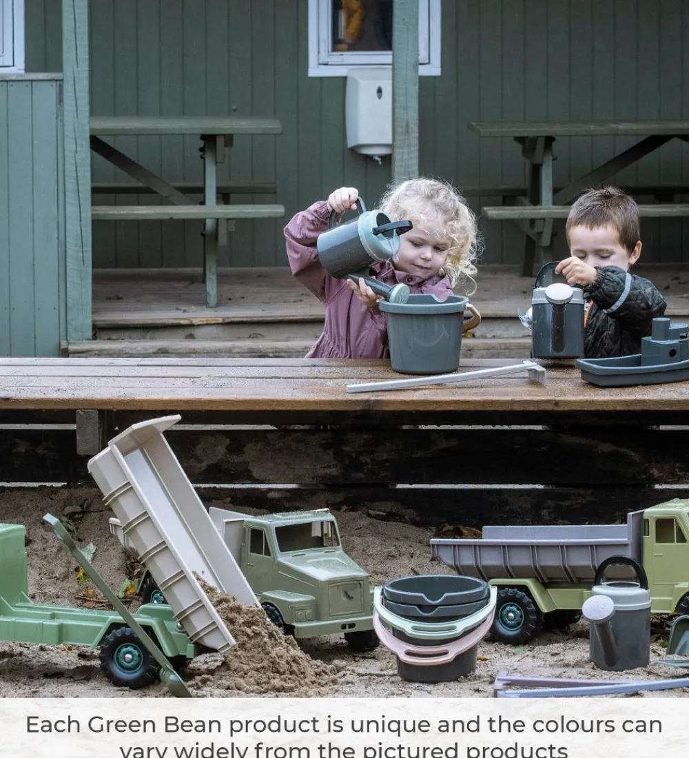 Dantoy Strandlegetøj>Green Bean Spand m. Hældetud - Assorterede Jordfarver