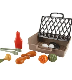 Dantoy Legemad|Legekøkken Og Legemøbel>Grillsæt - Green Garden - 12 Dele