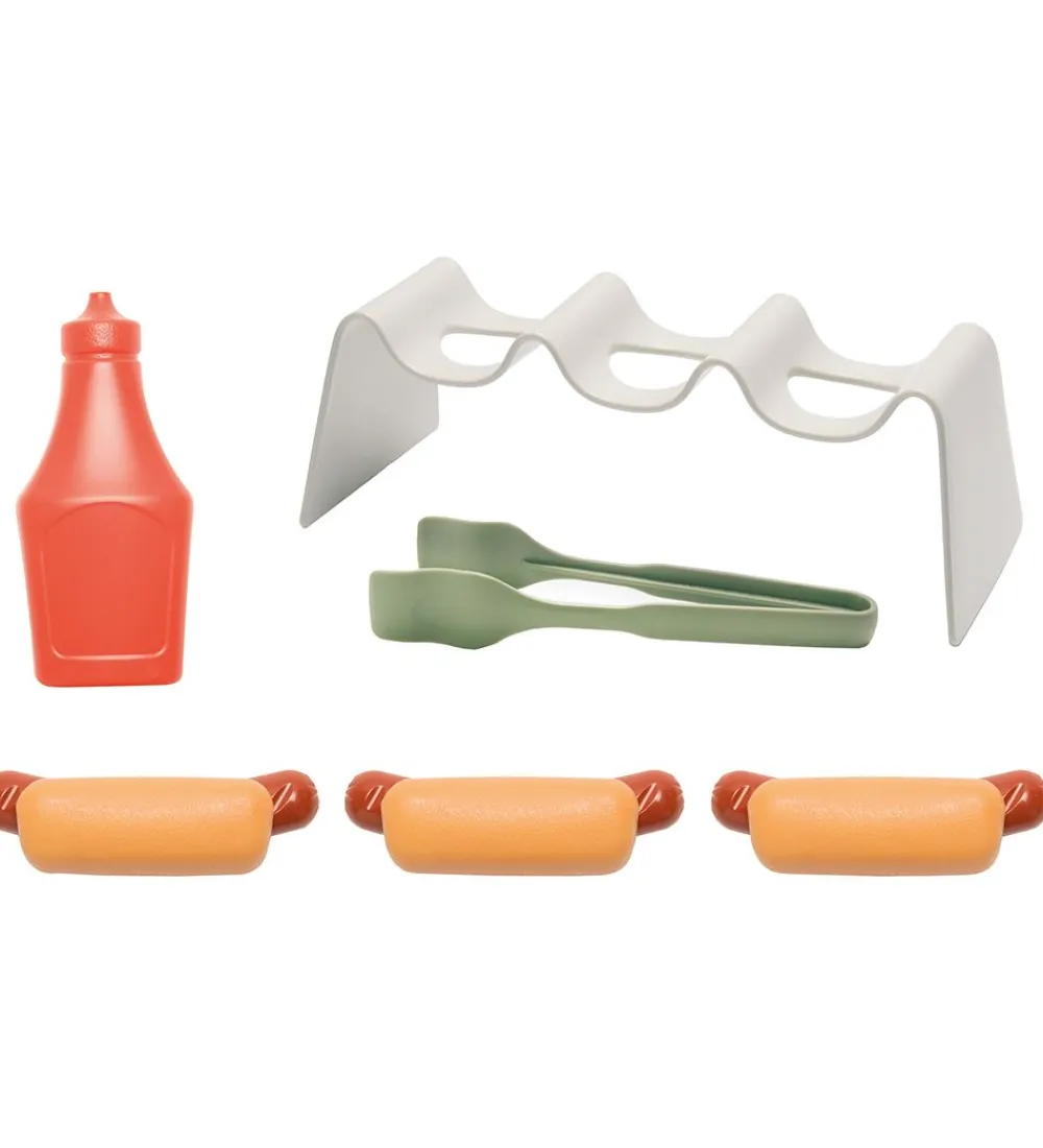 Dantoy Legemad|Legekøkken Og Legemøbel>Hotdogsæt - 9 Dele - Green Garden