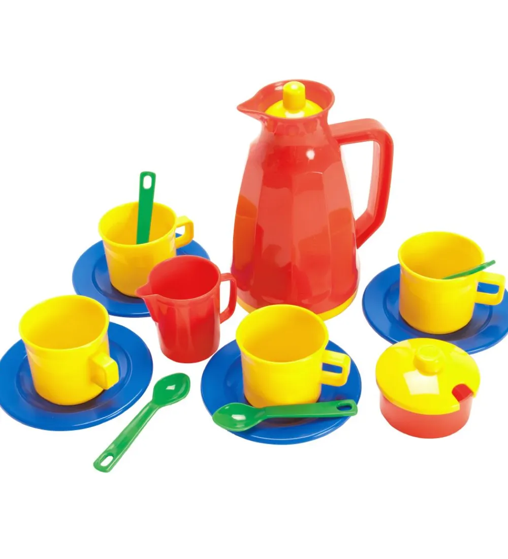 Dantoy Legemad|Legekøkken Og Legemøbel>Kaffestel - My Little Kitchen - 17 dele