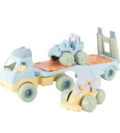 Dantoy Biler, Tog Og Køretøjer|Udeleg Og Udendørs Legetøj>Lastbil m. 2 Biler - Multifarvet