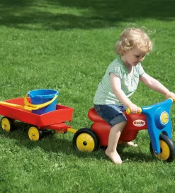 Dantoy Løbecykler>Motorcykel m. Gummihjul - Rød/Blå