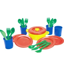 Dantoy Legemad|Legekøkken Og Legemøbel>Spisestel - My Little Kitchen - 22 dele