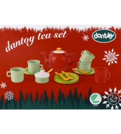 Dantoy Rolleleg|Legemad>Tea Set - Christmas - 17 Dele