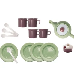 Dantoy Legemad|Legekøkken Og Legemøbel>Tesæt - 14 Dele - Green Garden