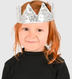 Den Goda Fen Udklædningstøj|Halloween>Udklædning - Crown Silver Sequin