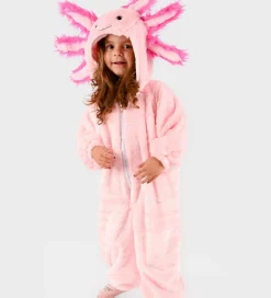 Den Goda Fen Udklædningstøj|Halloween>Udklædning - Jumpsuit Axolotl - Pink