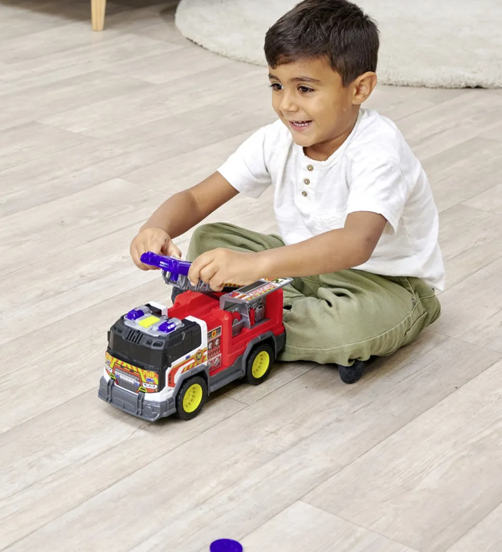 Dickie Toys Biler, Tog Og Køretøjer>Bil - Fire Rescue Unit - Lys/Lyd