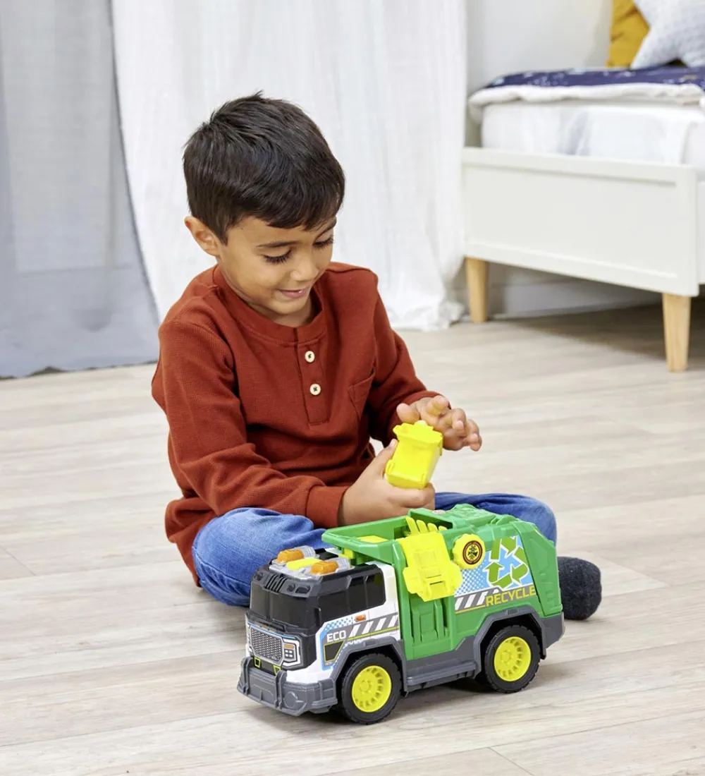 Dickie Toys Biler, Tog Og Køretøjer>Bil - Recycle Truck - Lys/Lyd