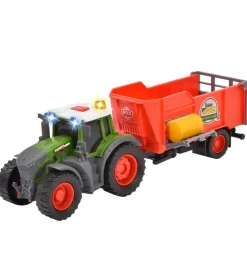 Dickie Toys Traktorer>Traktor m. Trailer - Fendt Farm Trailer - Lys/Lyd