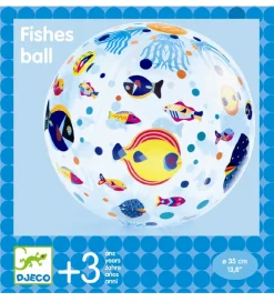Djeco Strandlegetøj>Badebold - 35 cm - Fisk