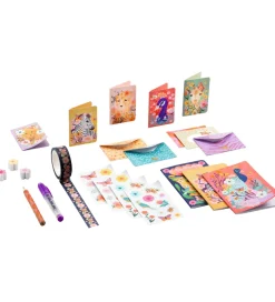 Djeco Kreasæt>Brevpapir - 22 Dele - Lovely Mini Kendra