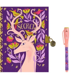 Djeco Kreativ Leg|Bøger>Dagbog m. Lås & Magisk Pen - Melissa Castrillon - Krondyr