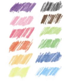 Djeco Maling>Farveblyanter - Akvarel - 12 stk. - Multifarvet