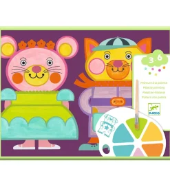 Djeco Kreativ Leg>Farvesæt - Palette Painting - Chubby Cheeks