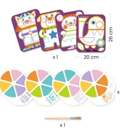 Djeco Kreativ Leg>Farvesæt - Palette Painting - Chubby Cheeks