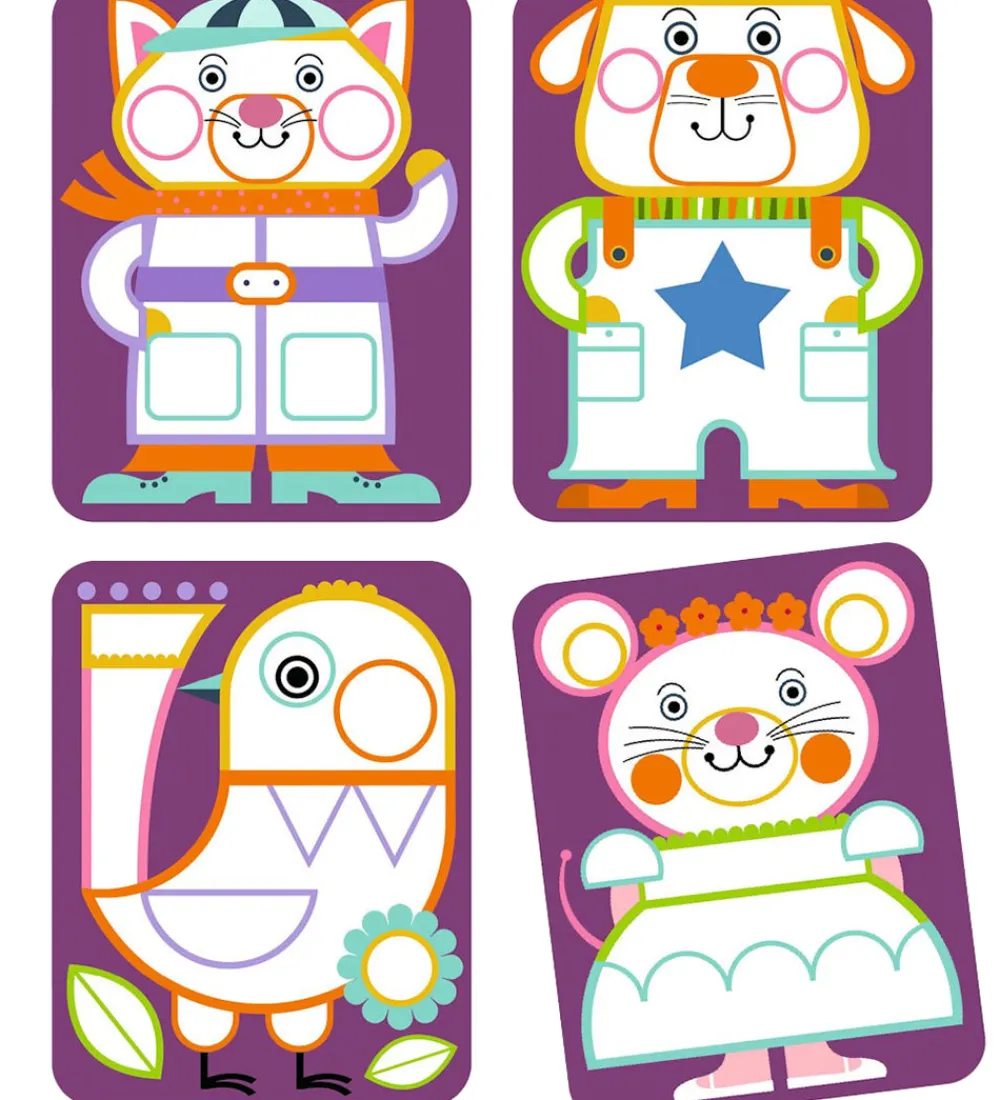 Djeco Kreativ Leg>Farvesæt - Palette Painting - Chubby Cheeks