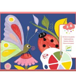 Djeco Kreativ Leg>Farvesæt - Palette Painting - Creepy Crawlies