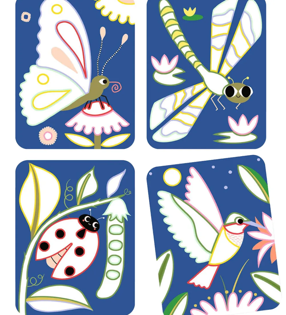 Djeco Kreativ Leg>Farvesæt - Palette Painting - Creepy Crawlies