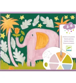 Djeco Kreativ Leg>Farvesæt - Palette Painting - Wild Ones