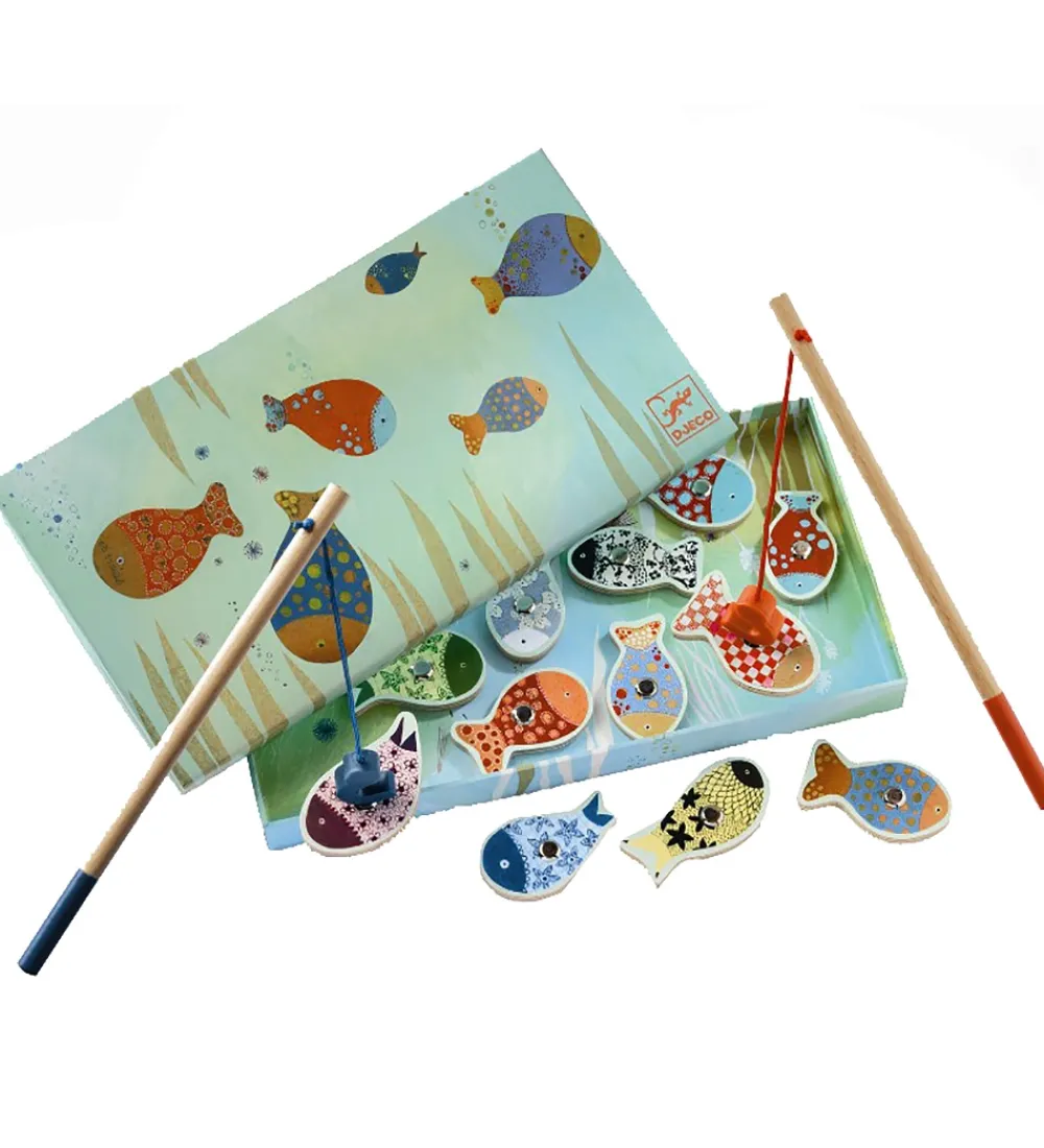Djeco Magnetlegetøj>Fiskespil - Magnetisk - Fortryllende Fiskning